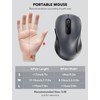 Trueque Wireless Mouse for Laptop, 2.4GHz Ergonomic Computer Mouse with