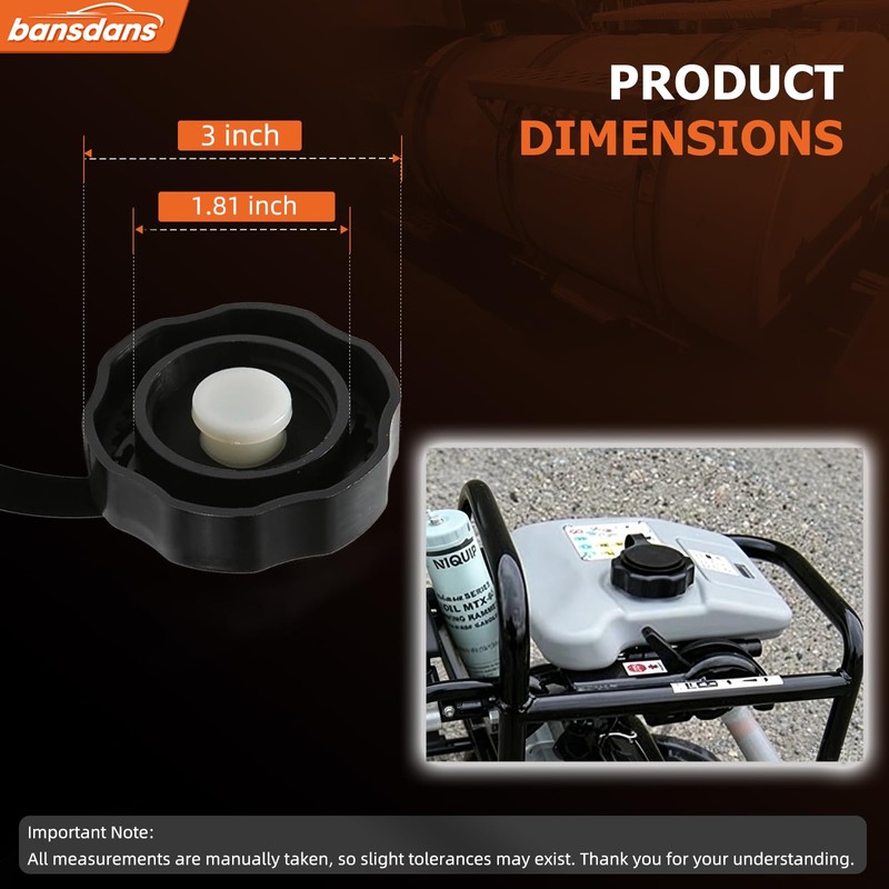 bansdans Fuel Tank Cap Replace 366350460 Compatible with Multiquip Mikasa