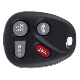 Keyless Entry Remote Car Key Fob Fits for 1997-1999 for Chevy for K2500 Suburban 7.4L 1999-2000 for Chevy for Silverado 1500 4.8L 1996-2002 for Chevy for Camaro 3.8L 1 PC 4 Buttons