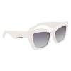 KARL LAGERFELD Women's KL6158S Sunglasses, White, One Size