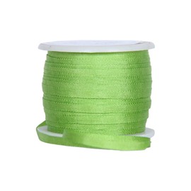 Threadart 100% Pure Silk Ribbon - 2mm Lime Green - No. 642-3 Sizes - 50 Colors