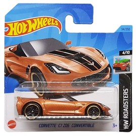 Hot Wheels - Corvette C7 Z06 Convertible - HW Roadsters 4/10 - HKK10 - Short Card - GM - Copper Metal Flake - Mattel 2023