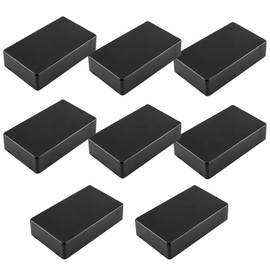 Waterproof Junction Box Plastic Electronics Enclosure Electronic Project Box Junction Box for DIY Power Junction Box 100 x 60 x 25mm Pack of 8 Black