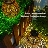 Patio Lawn Spherical Skeleton Projection Lamp Metal Butterfly Dragonfly Hummingbird