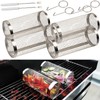 Rosenstein & Söhne Fish Grill Basket: Set of 4 Stainless