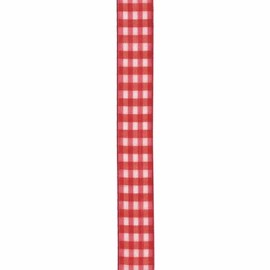Offray, Red Taffeta Gingham Check Craft Ribbon, 7/8-Inch, 7/8 Inch x 9 Feet