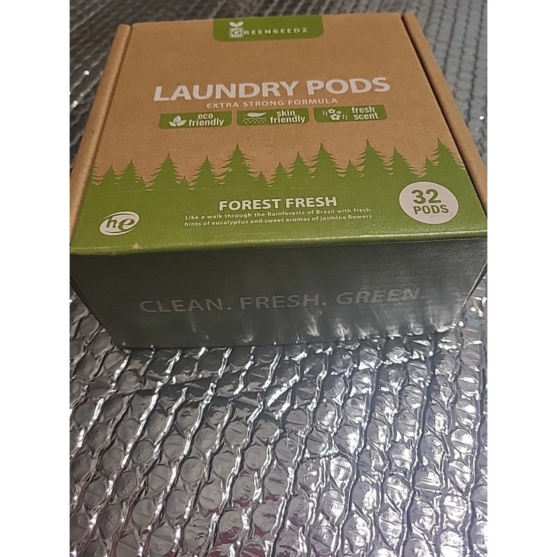 greenseedz Laundry Pods 32 Count Forest Fresh