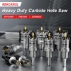 REKCKRUL 2-1/2" (64mm) TCT Carbide Hole Saw Kit for Metal