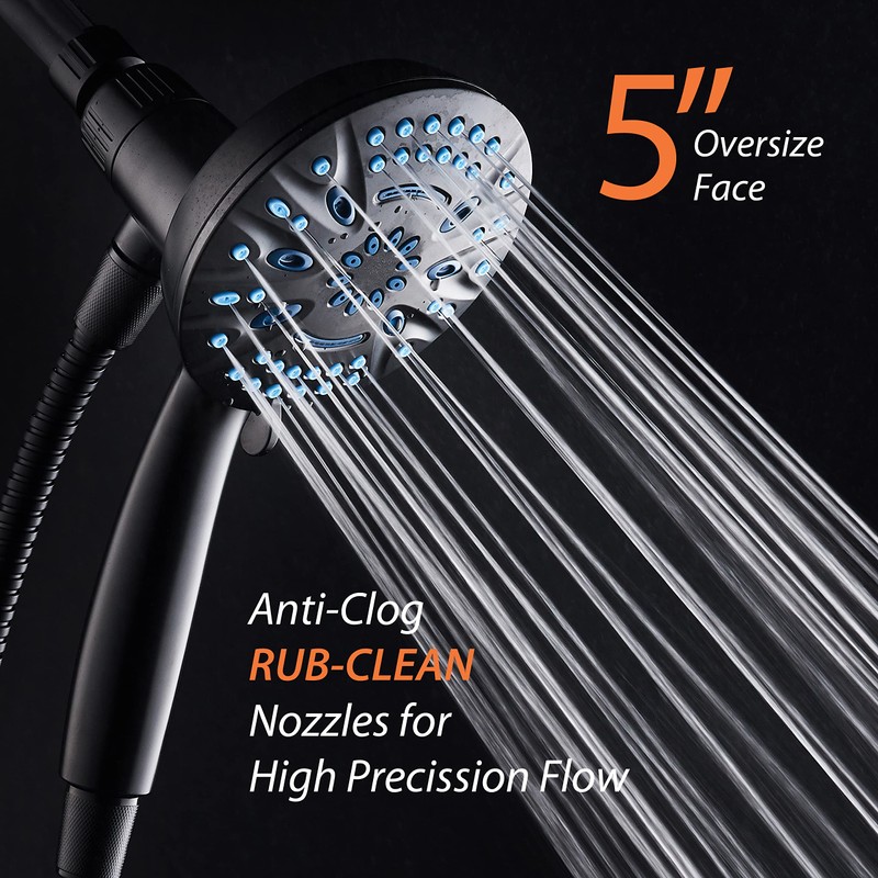 AquaCare Magneton High-Pressure 8-mode Handheld Shower Head with Magnetic Guidance