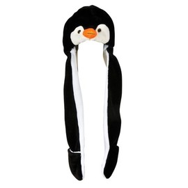 Cute Penguin Hat -Animal Trapper Hat with Fur and Ear Flaps