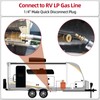 ZODIRISE 12 Ft RV Quick Connect Propane Adapter Hose for