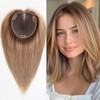 HAIRCUBE Human Hair Toppers For Women 6"*5" Large Base Real