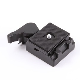 ZCTL Quick Release Plate Clamp Adapter for Manfrotto 200PL-14 323 RC2 System Tripod