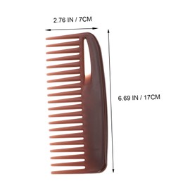 Beavorty Novelty Hair Styling Wide Tooth Detangler Hairdressing Comb Hairdressing Tools Large Tooth Comb Hair Salon Comb