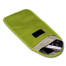 Minder Signal Blocker 2 Pack - Signal Jamming Case with RFID Blocking Pouch for Keyless Entry/Start Car Keys and Mobile Phones - Faraday Bag Protection Security for WIFI/GSM/LTE/NFC/RFID (Lime Green)