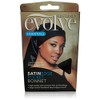Evolve Satin Edge Pocket Bonnet , Black , One Size
