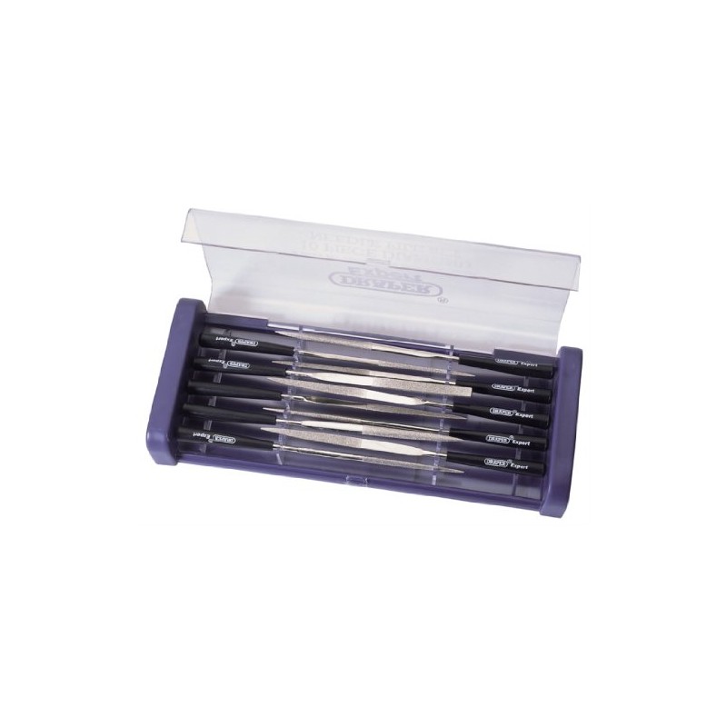 Draper Expert 36326 10-Piece Diamond Needle File Set
