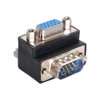 NFHK Adaptador VGA Macho a Hembra 15 Pines 270 Grados