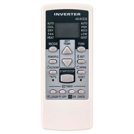 AR-RCE2E Replacement Remote fit for Inverter Fujitsu General AC Air Conditioner AR-RCF1U ARRCE2E AR-RCF1U ARRCF1U ASU12RL2 ASU9RL2