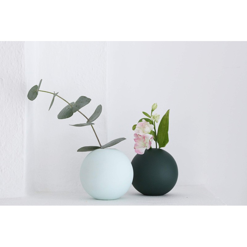 Cooee Design Ball Vase 8cm Dark Green