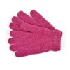 Ladies Soft Chenille Thermal-Lined Hat & Gloves Set - Berry