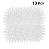 10pcs Transparent Oval Nail Practice Plate Color Nail Polish Display