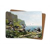 Julian Friers Puffins Roosting Large Table Mats by Wildlife Artist