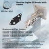 Huntike 21300-JA06A Engine Oil Cooler with Gasket Compatible with N-issan