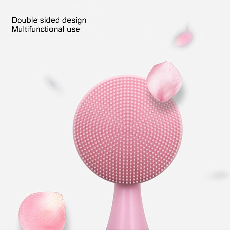 3pcs Facial Cleansing Brush Deep Cleansing Exfoliation Removing Blackhead Massaging