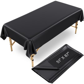 Noverlife 87x51in Massage Table Sheet, Reusable Wax Mat Pad Waterproof Massage Bed Cover Sheet, PVC Waxing Mat for Esthetician Bed Oilproof Waxing Table Sheet Fabric SPA Bed Cover for Beauty, Tattoo
