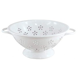 Honeyware 87021 Enamel Salad Colander Diameter 22 cm with Handles