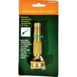 Harbor Freight Tools 4" Brass Garden Hose Nozzle
