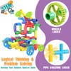 WishaLife 250 Pieces STEM Building Blocks Set, Kids Tube Locks