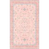 Washable Pink Nursery Rug, 3x5 Area Rugs for Entryway, Kitchen,