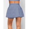RSBFK Women's High Waisted Ruffled Tennis Skirt Pleated Mesh Layered