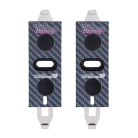 SNAPFLEX Kennzeichenhalter Rahmenlos für 2 Kennzeichen ÖSTERREICH - Inklusive Montageanleitung - rahmenlose Kennzeichenhalter - Kennzeichenhalter Österreich - Nummernschildhalterung Auto