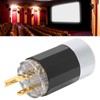 Monosaudio Pure Copper 24K Gold Plated Power Plug HIFI Audio