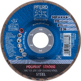 Pferd 67788015 Polifan Conical Flap Disc 115 Z 36 SGP-STRONG