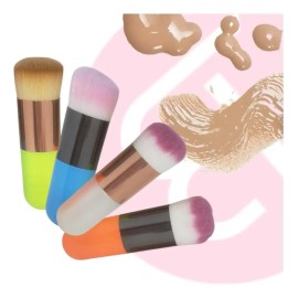 Brocha Base Maquillaje Aplicador Polvo Traslucido Corrector Tono azar