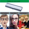 Philley Eyeglass Case Aluminum Ultra-Light Hard Myopia Glasses Case (Silver)