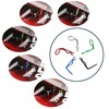 GDOOL 50PCS 90-Degree Angle Body Clips Bent Springy Pins for