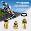 WATSABRO Bicycle Valve Adapter Set, Complete Bicycle Adaptor French Valve,