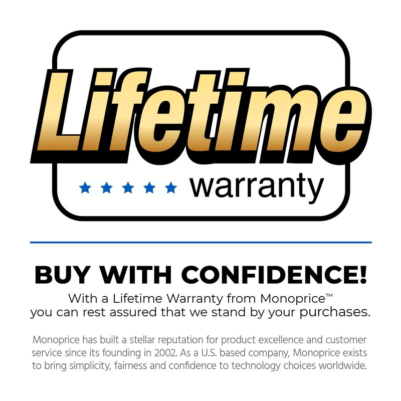 Monoprice 111236 Flexboot Cat5e Ethernet Patch Cable - Network Internet