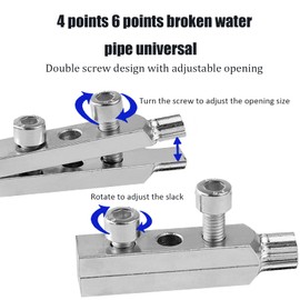 Broken Pipe Extractor Tool, Broken Faucet Removal Tool, Broken Faucet Extractor, Pipe Extractor, Tap Extractor, Faucet Removal Tool, Pipe Extractor Set, For Damaged Faucet Water Pipe Remover (2 set)