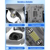 F37Z-13776-B LED Cab Map Lamp Assembly with Cover Fit for