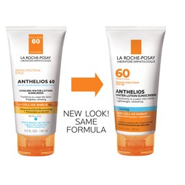 La Roche-Posay Anthelios Loción de agua de refrigeración protector solar, SPF 60, 1.0 ounces