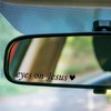 3 Pcs Eyes On Jesus Rearview Mirror Stickers, Christian Decal