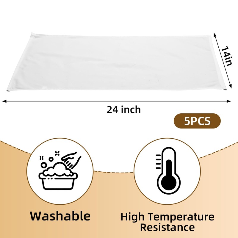 Mindsoft 3 Pcs Pressing Cloth for Ironing Cotton Cloth Pressing