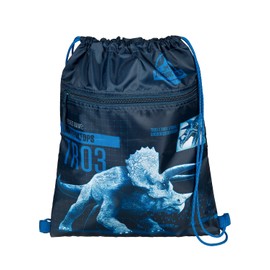 Undercover Jurassic World JURP7240 Shoe Bag with Safety Closure, Gym Bag with Zip Pocket, Approx. 32 x 41 cm, multicoloured, Traditional Backpacks