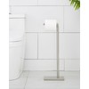 Toilet Paper Holder Stand, Free Standing Toilet Paper Roll Holder